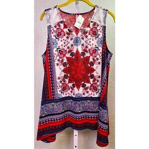 CATO Multi Colored Tank Top